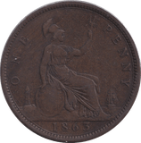 1863 PENNY ( GF ) - PENNY - Cambridgeshire Coins