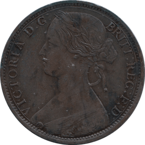 1863 PENNY ( GVF ) - Penny - Cambridgeshire Coins