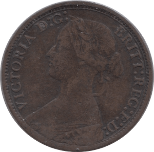 1864 FARTHING ( GF ) - Farthing - Cambridgeshire Coins