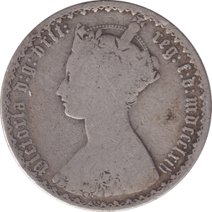 1864 FLORIN ( NF ) - FLORIN - Cambridgeshire Coins