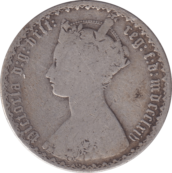 1864 FLORIN ( NF ) - FLORIN - Cambridgeshire Coins