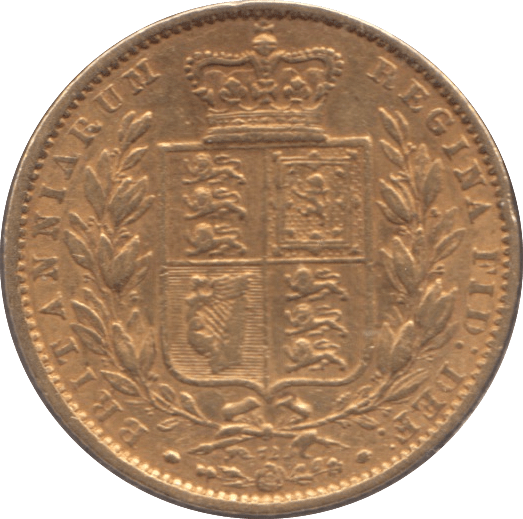 1864 GOLD SOVEREIGN ( GVF ) DIE 72 - SOVEREIGN - Cambridgeshire Coins