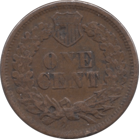 1864 ONE CENT USA - WORLD COINS - Cambridgeshire Coins