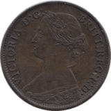 1865 FARTHING ( AUNC ) - Farthing - Cambridgeshire Coins