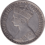 1865 FLORIN ( GVF ) DIE 4 - FLORIN - Cambridgeshire Coins