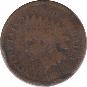 1865 ONE CENT USA - WORLD COINS - Cambridgeshire Coins