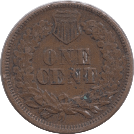 1865 ONE CENT USA - WORLD COINS - Cambridgeshire Coins