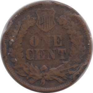 1865 ONE CENT USA - WORLD COINS - Cambridgeshire Coins