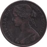 1865 ONE PENNY ( GVF ) - PENNY - Cambridgeshire Coins