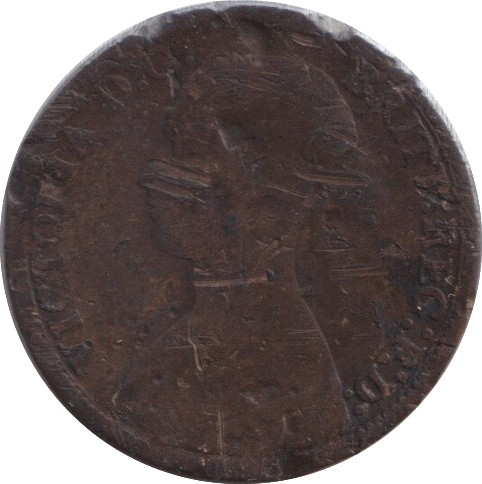 1866 FARTHING ( FAIR ) - FARTHING - Cambridgeshire Coins