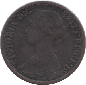 1866 FARTHING ( FINE ) - Farthing - Cambridgeshire Coins