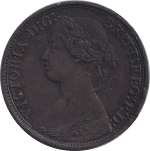 1867 FARTHING ( EF ) - FARTHING - Cambridgeshire Coins