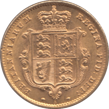 1867 GOLD HALF SOVEREIGN ( AUNC ) - HALF SOVEREIGN - Cambridgeshire Coins