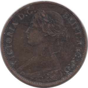 1868 FARTHING ( VF ) - Farthing - Cambridgeshire Coins