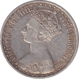 1868 FLORIN ( GVF ) DIE 19 - FLORIN - Cambridgeshire Coins