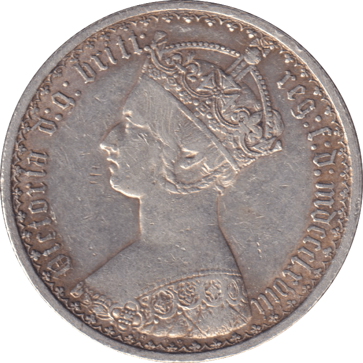 1868 FLORIN ( GVF ) DIE 19 - FLORIN - Cambridgeshire Coins