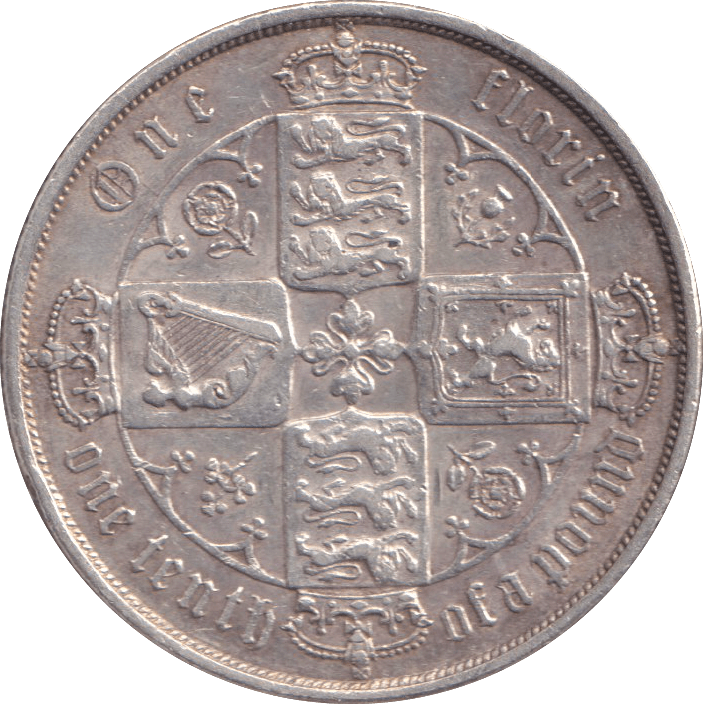 1868 FLORIN ( GVF ) DIE 19 - FLORIN - Cambridgeshire Coins