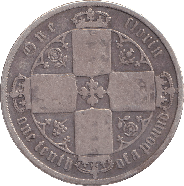 1868 FLORIN ( NF ) DIE 18 - FLORIN - Cambridgeshire Coins