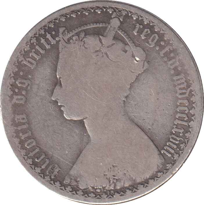 1868 FLORIN ( NF ) DIE 18 - FLORIN - Cambridgeshire Coins