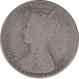 1868 FLORIN ( NF ) - FLORIN - Cambridgeshire Coins