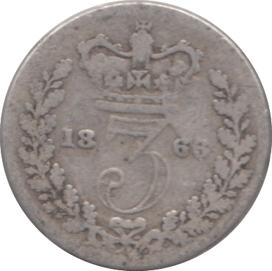 1868 THREEPENCE ( FAIR ) 3 - THREEPENCE - Cambridgeshire Coins