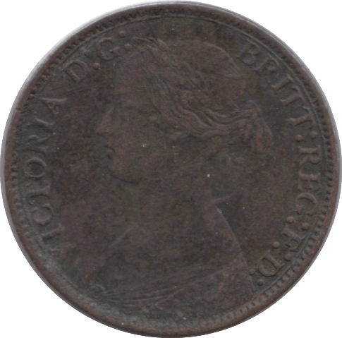 1869 FARTHING ( GF ) - Farthing - Cambridgeshire Coins