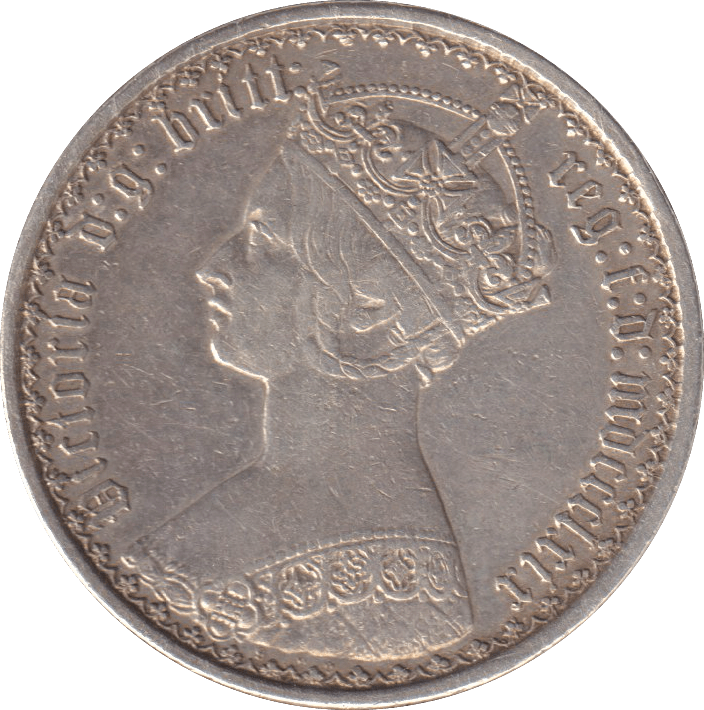 1869 FLORIN ( GVF ) DIE 9 - FLORIN - Cambridgeshire Coins