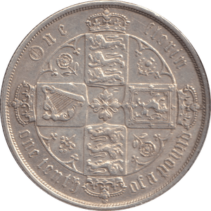 1869 FLORIN ( GVF ) DIE 9 - FLORIN - Cambridgeshire Coins