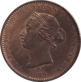 1870 1/26 SHILLING - PENNY - Cambridgeshire Coins