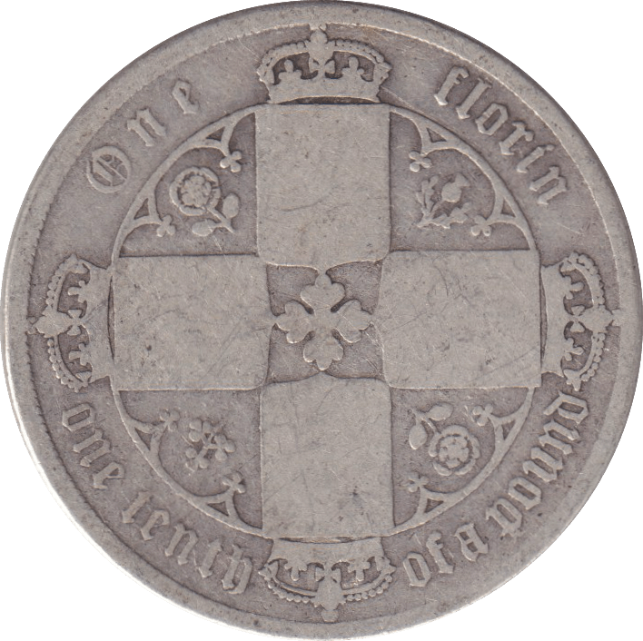 1870 FLORIN ( FAIR ) - FLORIN - Cambridgeshire Coins