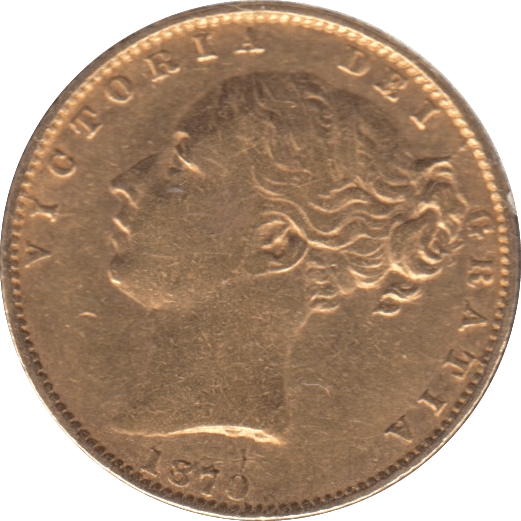 1870 GOLD SOVEREIGN ( VF ) DIE 84 - SOVEREIGN - Cambridgeshire Coins