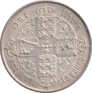 1871 FLORIN ( AUNC ) DIE 42 - FLORIN - Cambridgeshire Coins