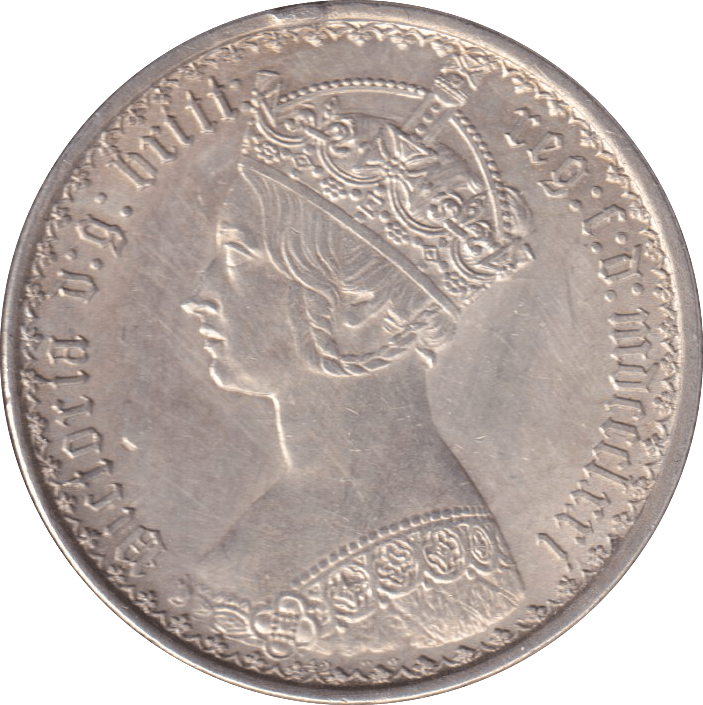 1871 FLORIN ( AUNC ) DIE 42 - FLORIN - Cambridgeshire Coins