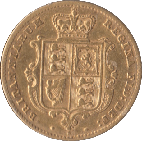 1871 GOLD HALF SOVEREIGN ( GVF ) 5 - HALF SOVEREIGN - Cambridgeshire Coins