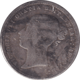 1871 SIXPENCE ( NF ) - WORLD COINS - Cambridgeshire Coins