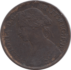 1872 FARTHING ( GVF ) - Farthing - Cambridgeshire Coins