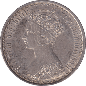 1872 FLORIN ( EF ) DIE 105 - FLORIN - Cambridgeshire Coins