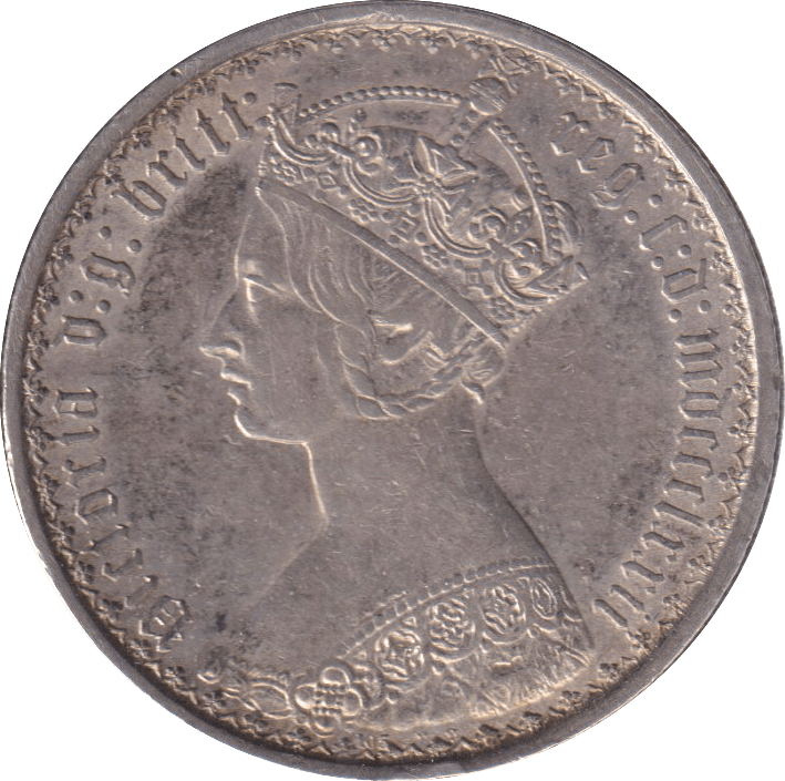 1872 FLORIN ( EF ) DIE 105 - FLORIN - Cambridgeshire Coins