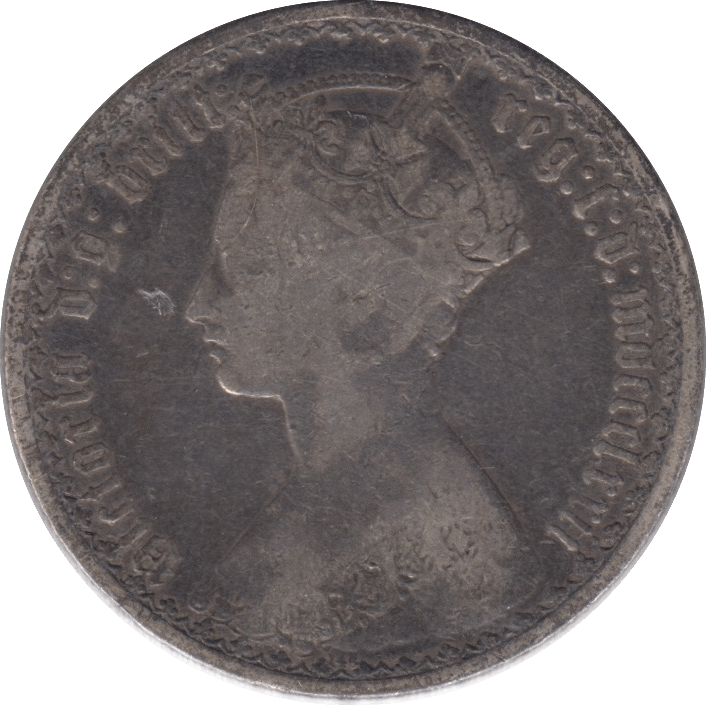 1872 FLORIN ( FINE ) DIE 46 - FLORIN - Cambridgeshire Coins