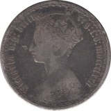 1872 FLORIN ( FINE ) DIE 46 - FLORIN - Cambridgeshire Coins