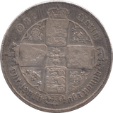 1872 FLORIN ( FINE ) - FLORIN - Cambridgeshire Coins