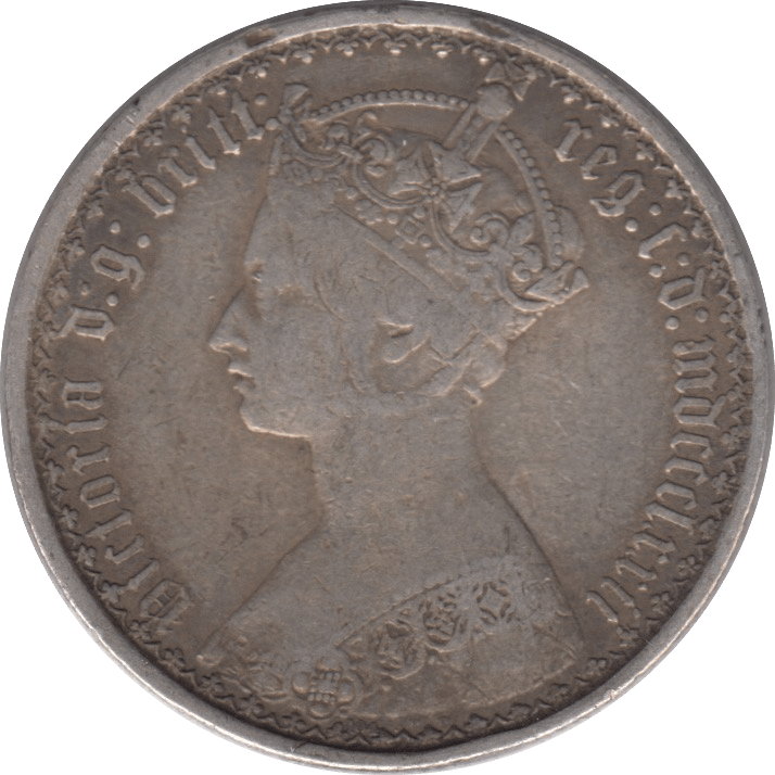 1872 FLORIN ( GF ) - FLORIN - Cambridgeshire Coins