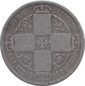 1872 FLORIN ( NF ) DIE 101 - FLORIN - Cambridgeshire Coins