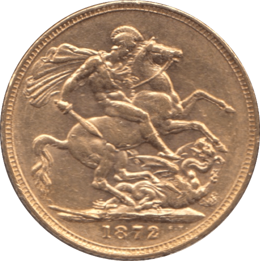 1872 GOLD SOVEREIGN ( EF ) - SOVEREIGN - Cambridgeshire Coins