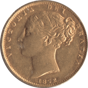 1872 GOLD SOVEREIGN ( GVF ) DIE 62 - SOVEREIGN - Cambridgeshire Coins