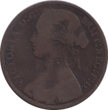 1872 PENNY ( NF ) - PENNY - Cambridgeshire Coins