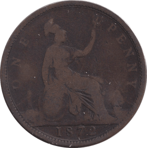 1872 PENNY ( NF ) - PENNY - Cambridgeshire Coins