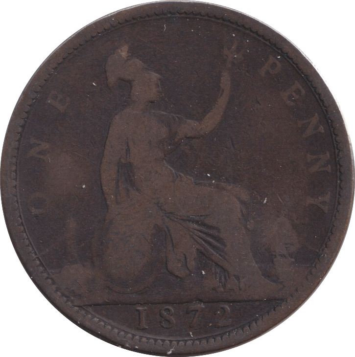 1872 PENNY ( NF ) - PENNY - Cambridgeshire Coins