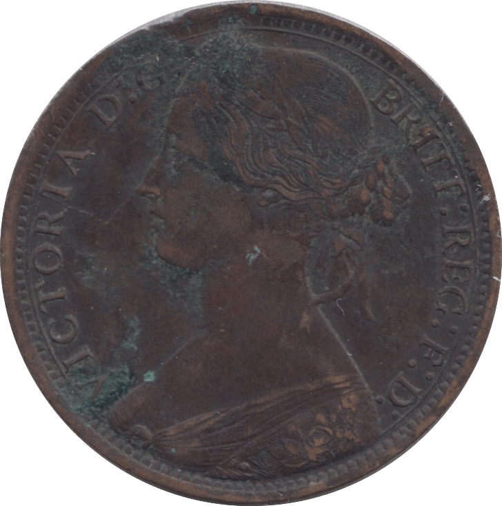 1872 PENNY ( VF ) - PENNY - Cambridgeshire Coins