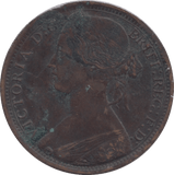 1872 PENNY ( VF ) - PENNY - Cambridgeshire Coins